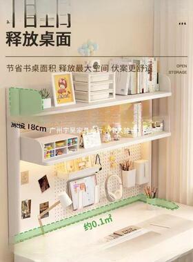桌面书可LVF架物架拆卸桌学生书家用办公桌上书架整理储物洞收纳