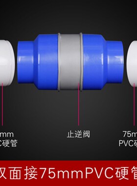 PVC卫生间换气扇浴霸11厘米10厘米管止回阀 公共排风管道止逆阀