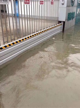 防洪挡水板防汛挡水板不锈钢车库阻水墙板铝合金挡自动液压防洪闸