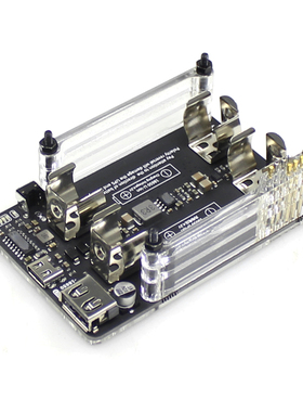树莓派4代B UPS 电源扩展板 Raspberry pi 4B 带RTC 计量 5V输出