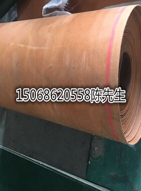 黄色帆布输送带平胶带传动带工业皮带提升机皮带平皮带传送运输带