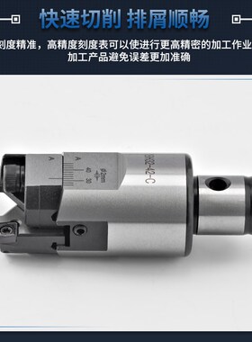 双刃粗镗头RBH可调式加固锯齿粗镗刀加工中心铣床镗床微调式 镗刀