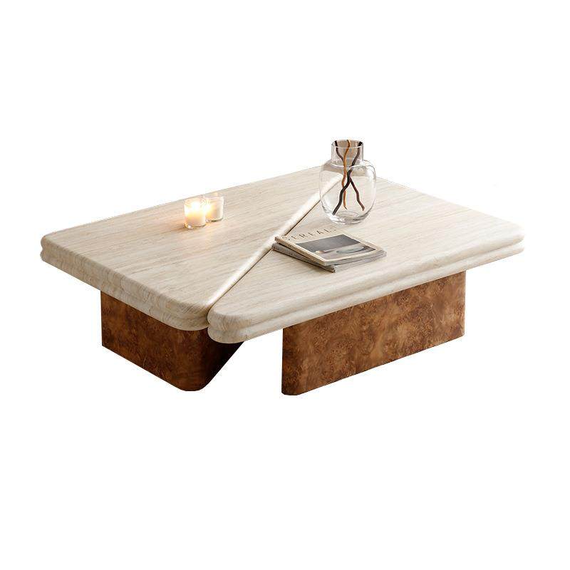 WWGGi边几/油师中古奶风岩板茶几中a古风客厅矮桌树瘤设计小户型,淘宝优惠券,粉丝福利购,淘宝优惠卷