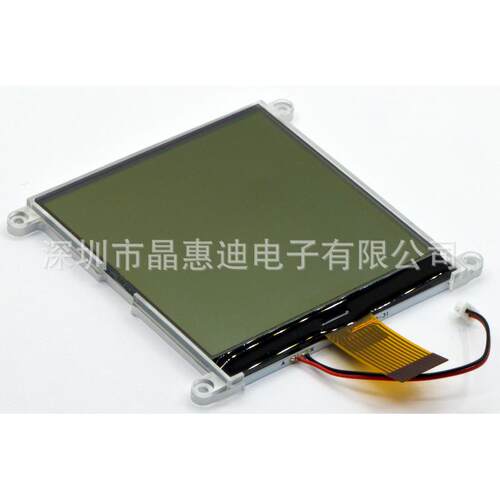 液晶模块 128128点阵 FSTN 串口 正显 白底黑字 3.2寸 LCD显示屏 - 图1