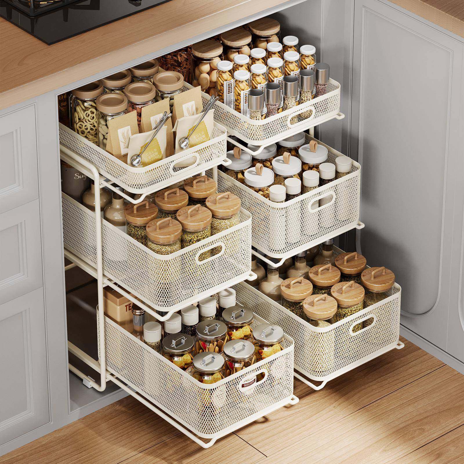 橱用柜分层架厨储槽房置物架下水收纳架TC-CL202家碗碟油盐酱醋物,淘宝优惠券,粉丝福利购,淘宝优惠卷