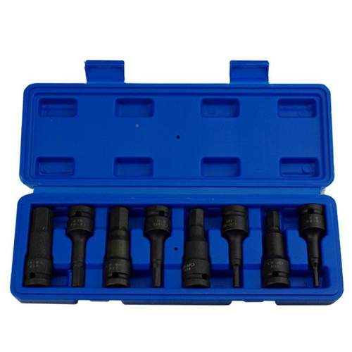 批1/2飞整体内六角头8大件套套装风炮六IEU角批头连铬钼钢体批头 - 图2