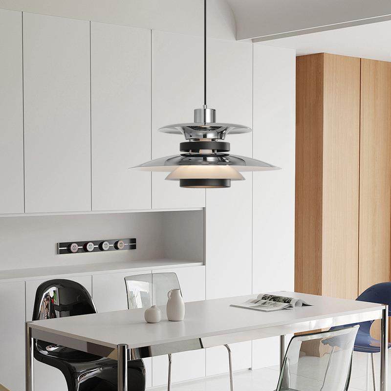 意式台极简PH5飞碟餐吊灯厅中古风桌吧灯全光250谱护眼饭桌小餐吊,淘宝优惠券,粉丝福利购,淘宝优惠卷