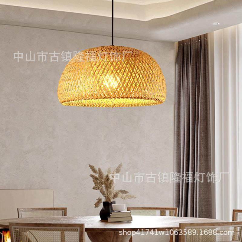 竹编吊灯中式餐竹子笼茶室民宿式饭店草帽日77084藤厅编灯织吊灯,淘宝优惠券,粉丝福利购,淘宝优惠卷