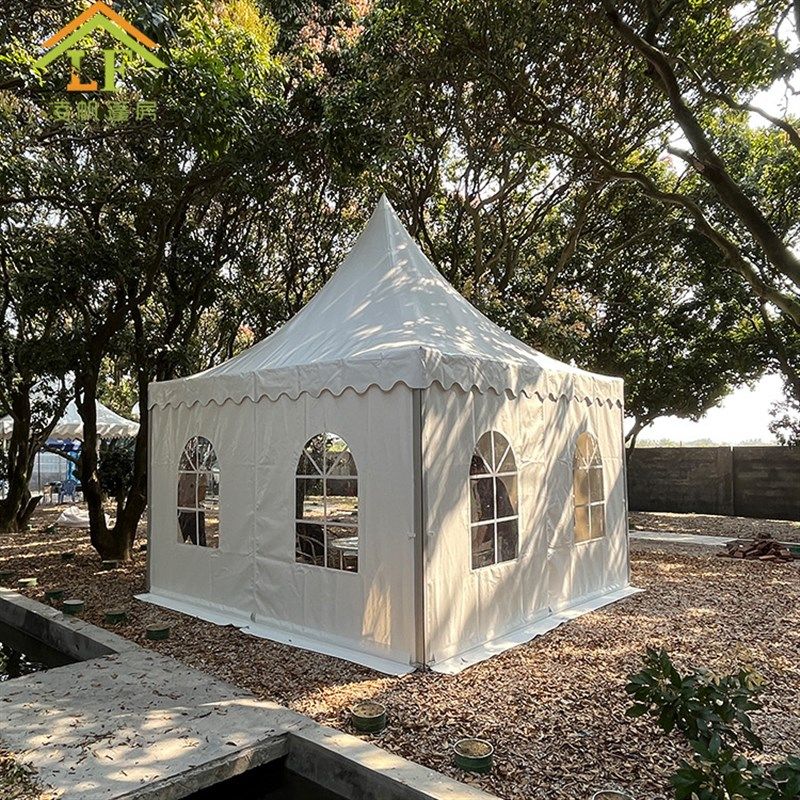 广州篷房厂家热销户外活动Pagoda tent 铝合金尖顶帐篷 宝塔帐篷 - 图2