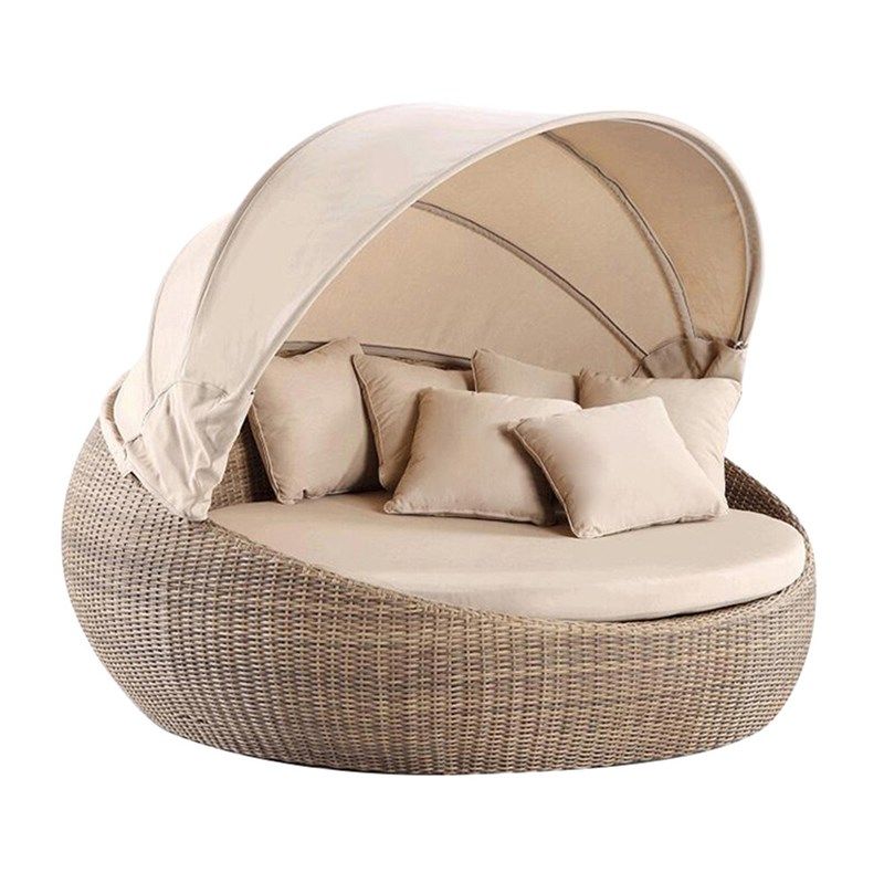 户外躺床沙发庭院藤编沙发露天沙滩躺椅阳台泳池懒人床室外大圆床,淘宝优惠券,粉丝福利购,淘宝优惠卷