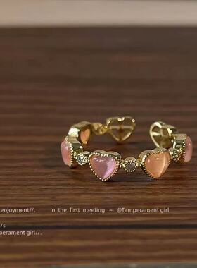 sakuya同款珍珠双层戒指