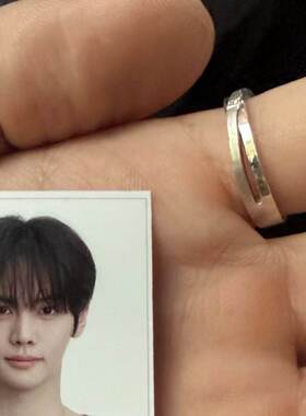 韩国男团zb1金奎彬同款戒指团戒