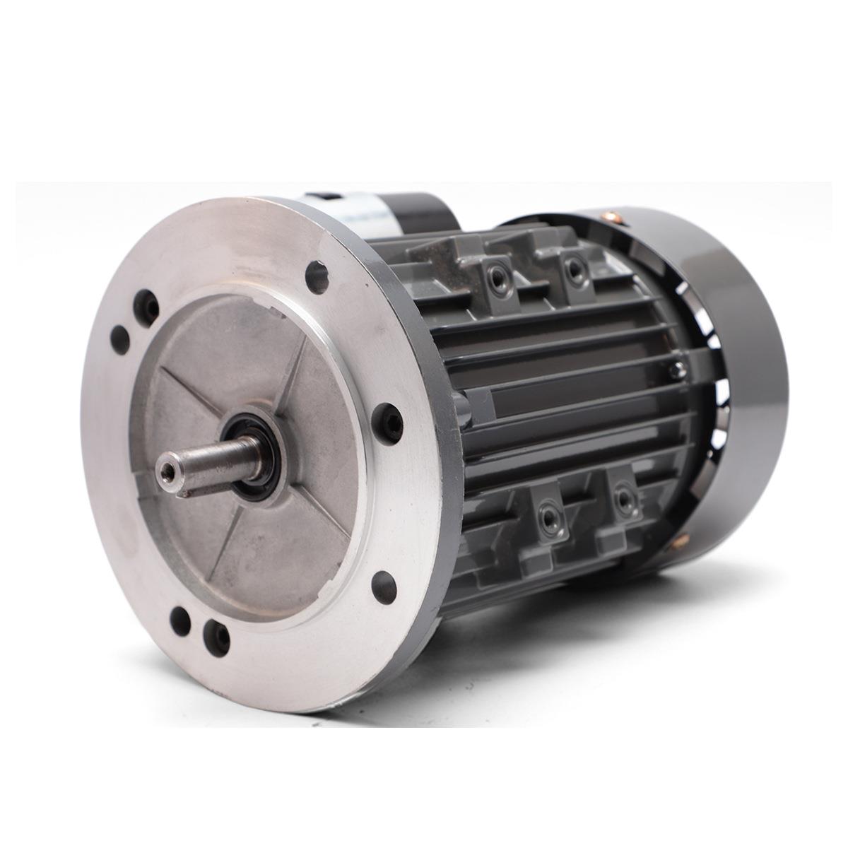 YY802-4单相异步电机铝壳120W电动机1400rpm转速B5大法兰电动机 - 图3