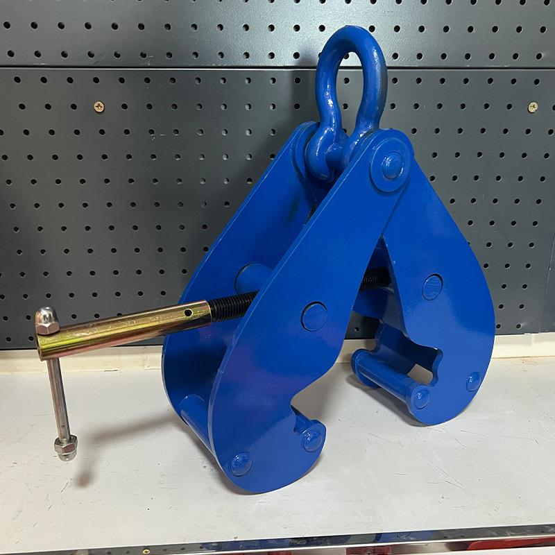 YS钢轨夹钳现货1t2tt5t10槽钢工字钢夹持器吊装道轨起重吊钳 - 图0