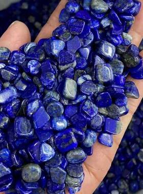 一公斤BDA青金碎石摆价裸石打件磨抛光鱼缸盆景石造石景花园装饰