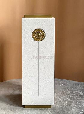 大理石底厅新中式国风装饰摆件F77T6T6J展馆展厅陈展示柜客设计装