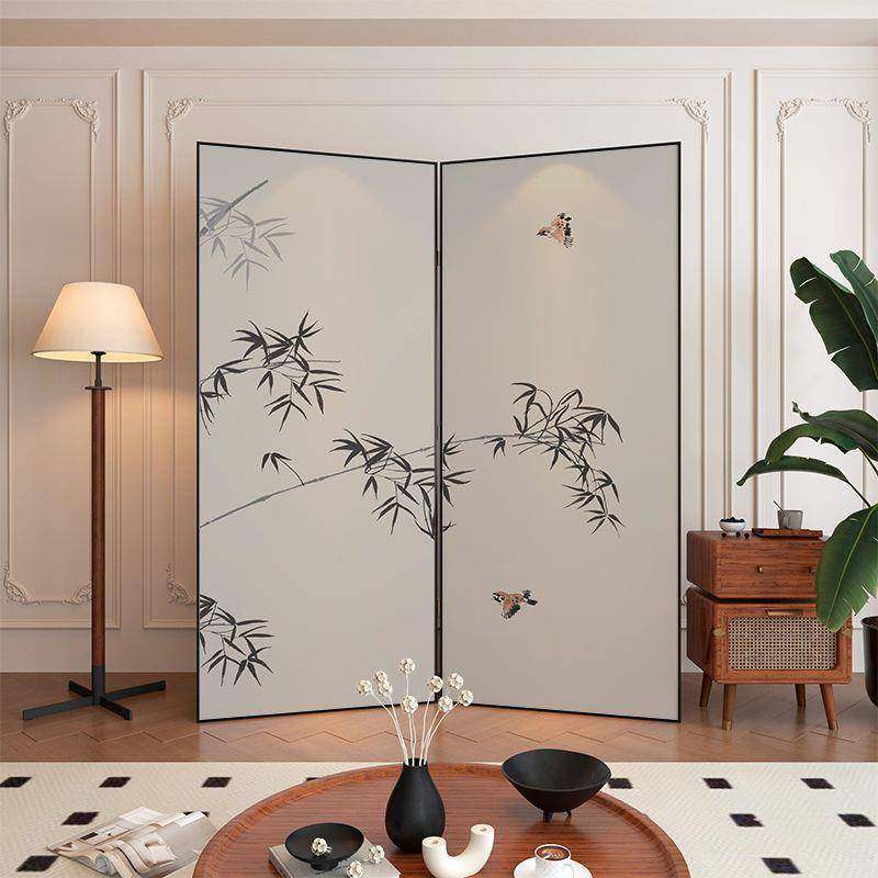 法式中古屏风隔断客厅遮挡家用装饰别墅玄关卧室移动折叠现代Tω,淘宝优惠券,粉丝福利购,淘宝优惠卷