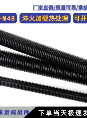 高强度牙条丝杆丝杠全丝螺杆通丝螺杆全螺纹螺柱m8m10m12m1416m42