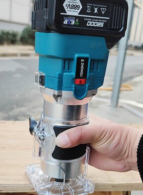木工电动工具修边机锂电铝塑板开槽切割一体机神器雕刻电木铣无刷