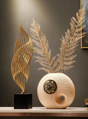 中客厅电AL102715视柜花瓶玄新关装家居现式代轻奢饰摆件