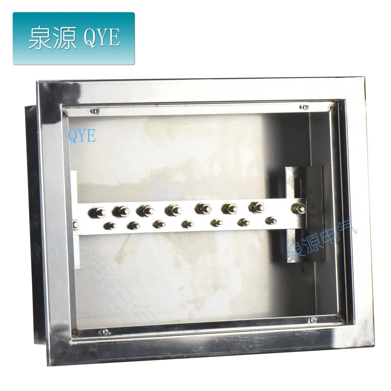 400*300*120不锈钢暗装总等电位联结端子箱MEB大号等电位箱端子箱 - 图2