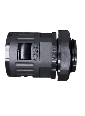 AD15.8尼龙塑料波纹管接头M20*1.5穿线软管快速直插PG11浪管接头
