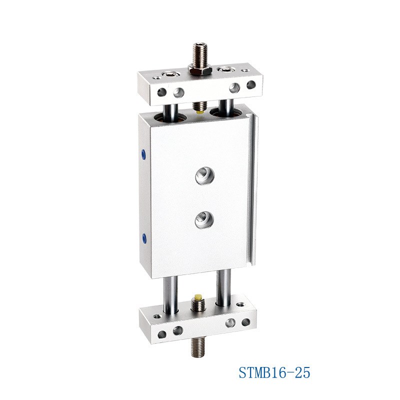 STMB滑台气缸双杆双轴复动型双缸双出气动10/16/20/25X50X75X100 - 图1