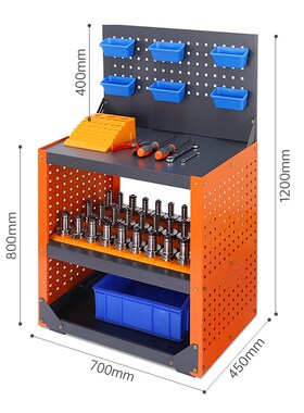 钻攻机加工中心工作台CNC车间操作台数控辅助工具桌hsk63刀具架车