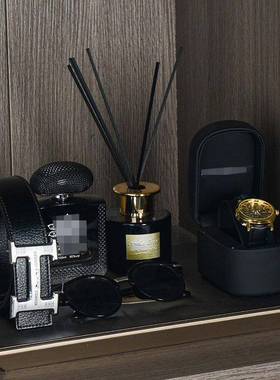 衣帽间品摆件样板房衣服士衣柜托盘组合饰具道样板tb-63053男间软