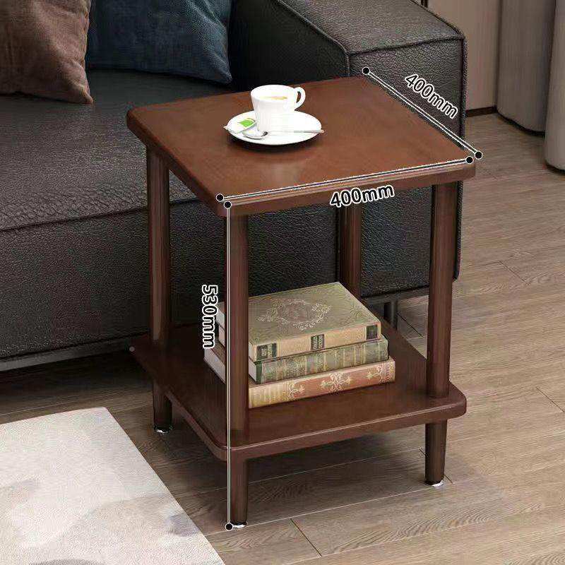 沙发几实木现代简茶约侧边无品牌/柜长条边茶几厅双层长方形客桌,淘宝优惠券,粉丝福利购,淘宝优惠卷