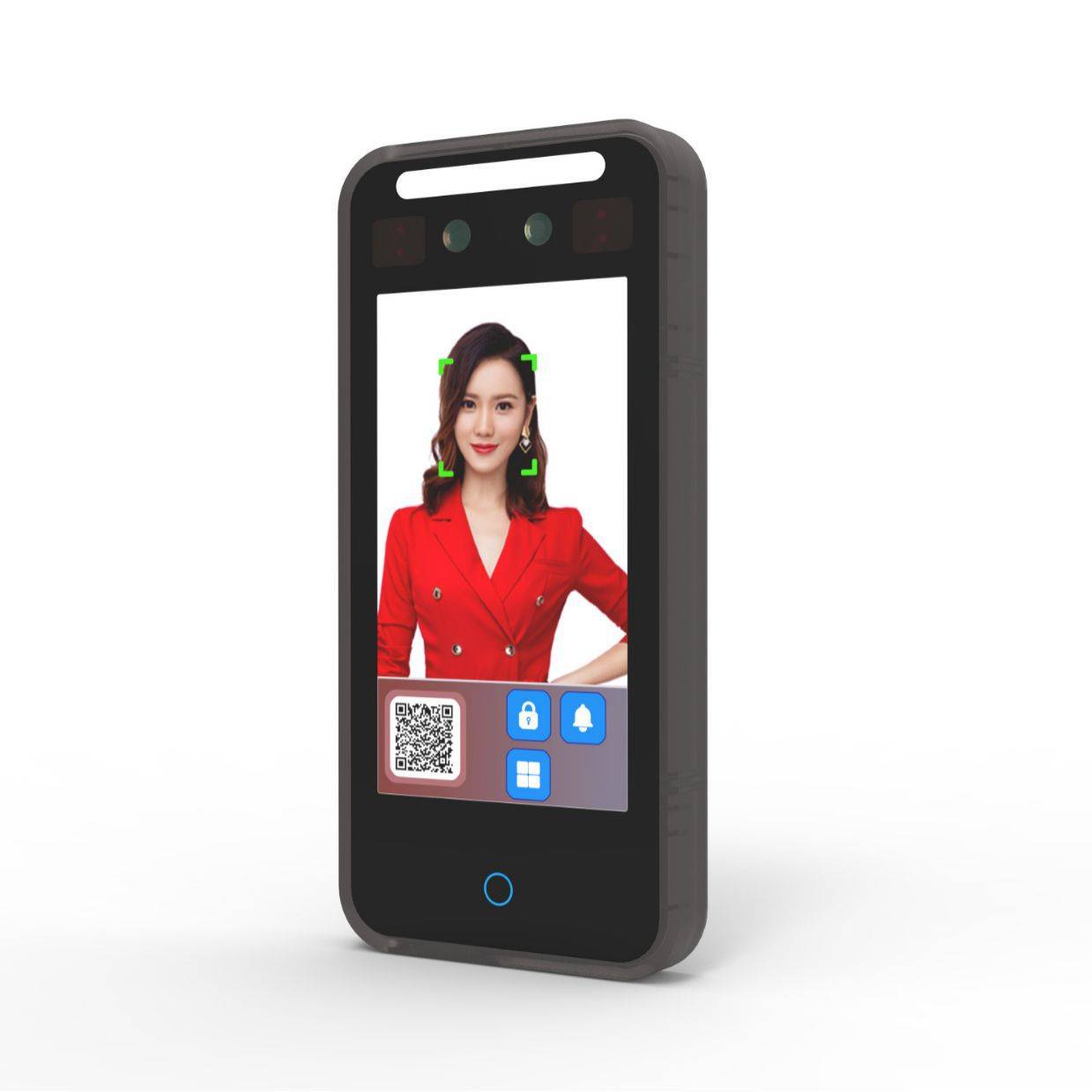 Smart community hotel face recognition access control machine card swipe attendance terminal dormitory building elevator control unit system
