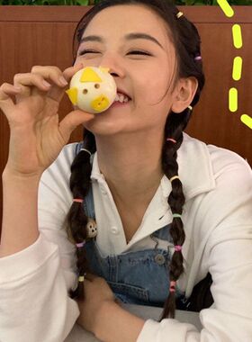 发绳头饰女不橡皮筋高弹力糖果