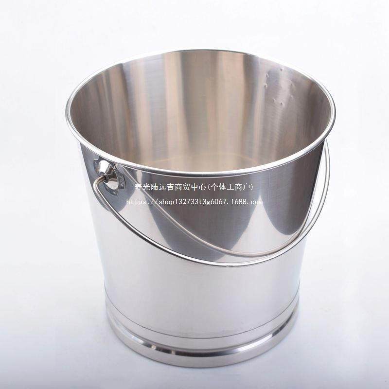 圆手提水桶厚大容量厨房不712锈钢水无桶家用式带盖提桶幼儿园餐,淘宝优惠券,粉丝福利购,淘宝优惠卷