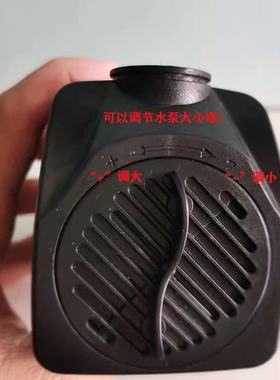 韶泰工艺品循环流水喷泉摆件水泵穿心灯雾化器水晶球假山鱼缸配件