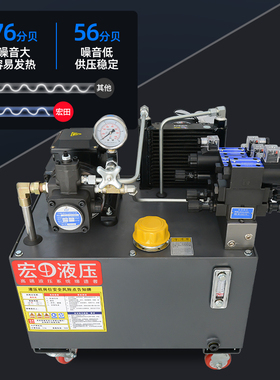 液压站液压系统总成泵站小型微型油压机液压缸液压系统油泵站定制
