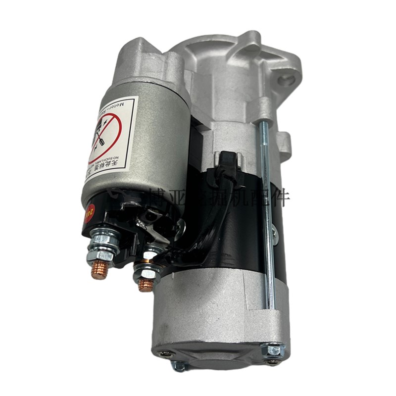 挖掘机三一75-9神钢75-8住友80-6五十铃4LE2发动机启动马达起动机 - 图2