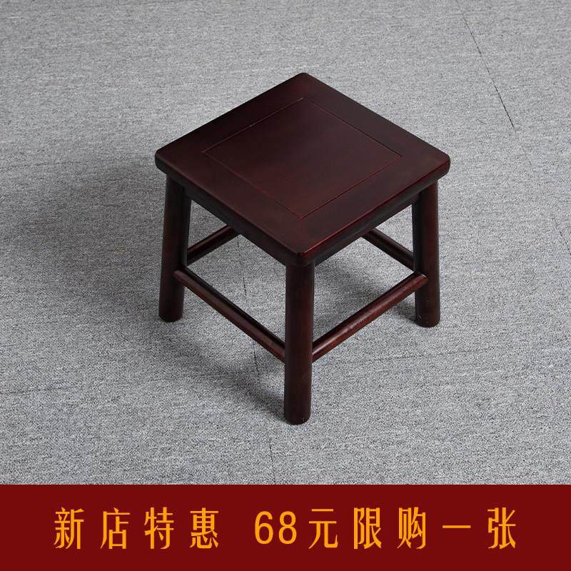 红木小方凳刺猬紫檀原木换鞋凳茶几凳花梨木中式东非酸枝茶台板凳,淘宝优惠券,粉丝福利购,淘宝优惠卷