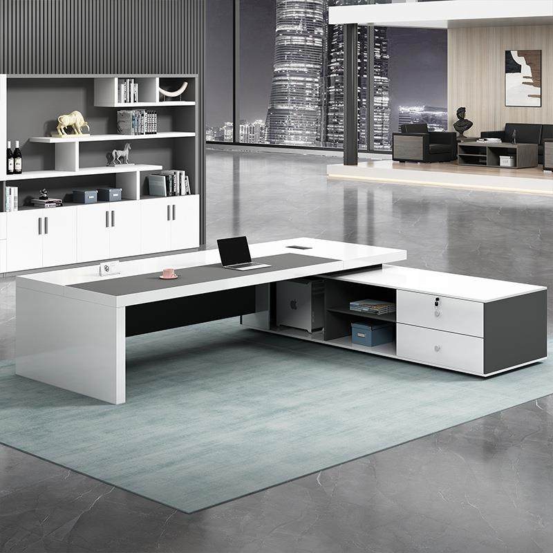 板老桌101简约现代经总理桌大气裁桌白色时尚主管办公桌组椅合大,淘宝优惠券,粉丝福利购,淘宝优惠卷