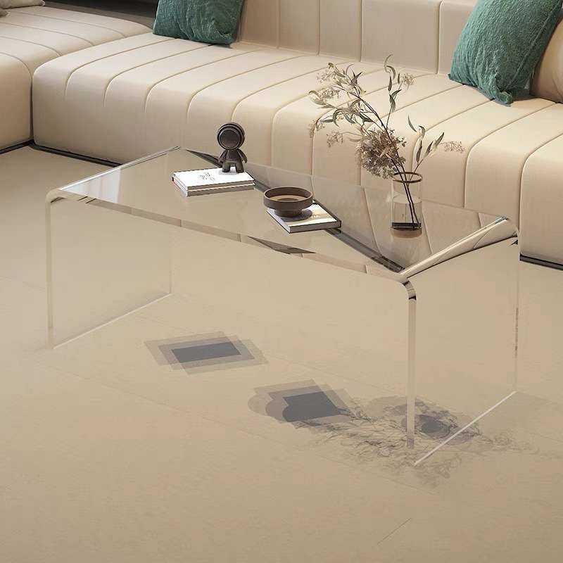 亚克力透明茶几客厅家用小户型沙发北欧现代阳台茶桌简约小矮桌子 - 图2