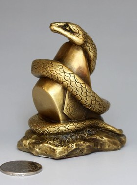 纯黄铜十二生肖摆件家居饰品12生肖摆件鼠牛虎兔龙蛇马羊猴鸡狗猪