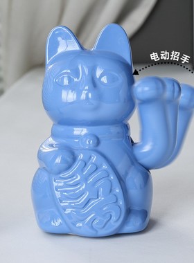 招财猫摆件陶瓷创意家居客厅电视柜酒柜装饰品店铺开业乔迁礼品