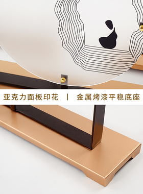 现代新中式客厅创意工艺品摆设禅意简约家居玄关电视柜装饰品摆件