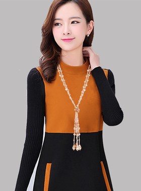 珍珠毛衣链长款项链配饰女衣服链韩国百搭秋冬挂件简约时尚装饰品