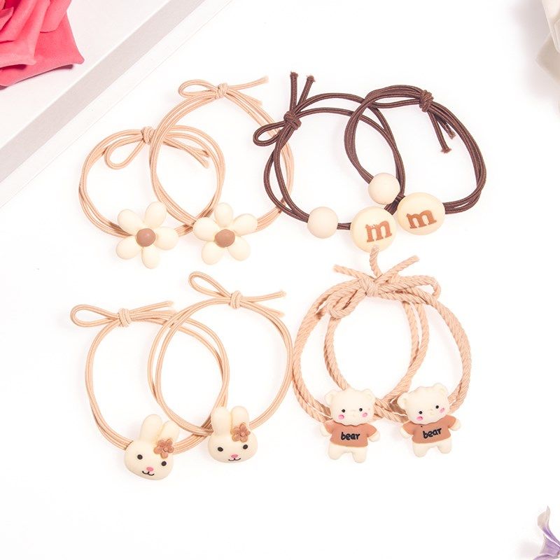 儿童皮筋女扎头高颜值女宝像皮筋扎头发皮绳不缠头发交胶圈橡皮筋,淘宝优惠券,粉丝福利购,淘宝优惠卷