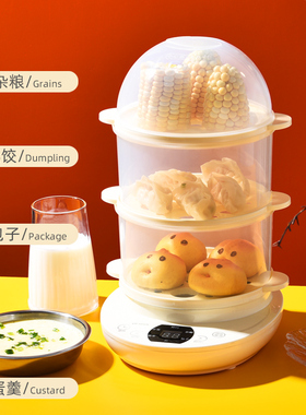 蒸蛋器可预约定时煮蛋器定时预约自动断电家用早餐机小蒸锅鸡蛋羹