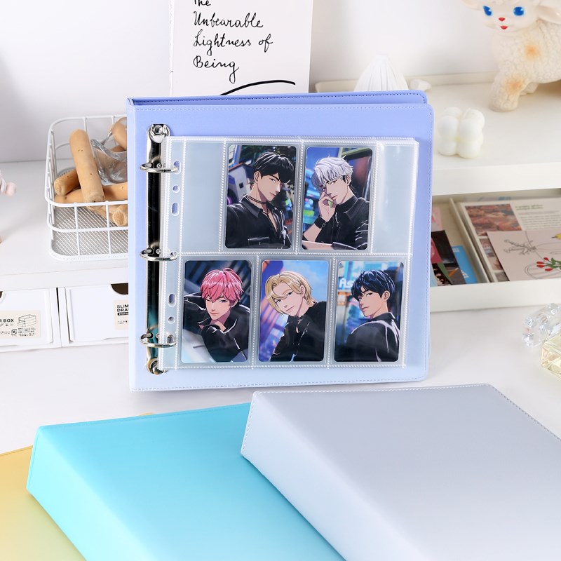 五宫格卡册五5宫格收纳册五人团卡册3寸内页小卡收纳册追星收纳卡 - 图0