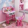 Study table, children's desk, primary school student writing table and chair set, lifting desk, solid wood desk, simple home use