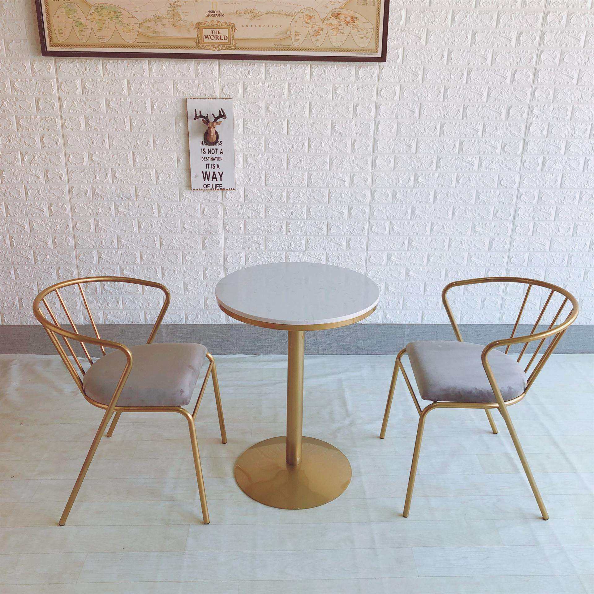 北欧简约新款大理石餐吧奶茶店快餐桌椅商用桌甜品咖啡厅岩板圆桌,淘宝优惠券,粉丝福利购,淘宝优惠卷