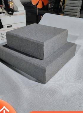 博物馆展示布台文献F97H6S9H玉古器董座硬包定制亚麻展示台实木底