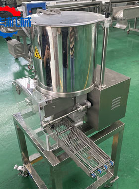 全自动汉堡肉饼成型机 商用鸡排牛排制作机 小型鱼饼虾饼成型设备